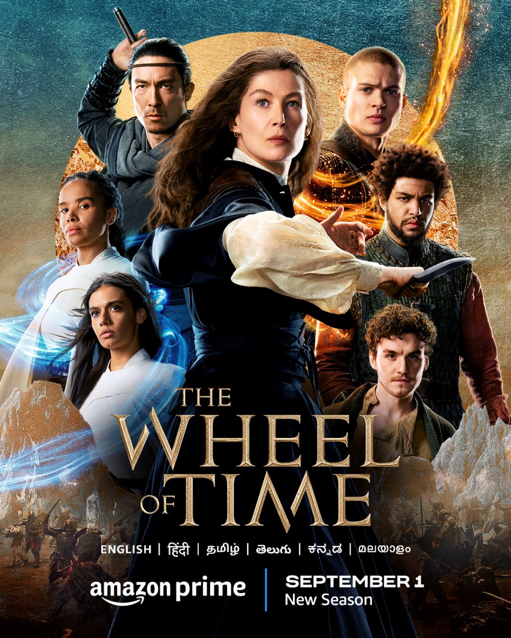 The Wheel of Time (Season 1 – 2) Dual Audio [Hindi + English] Complete Web – Series HDRip